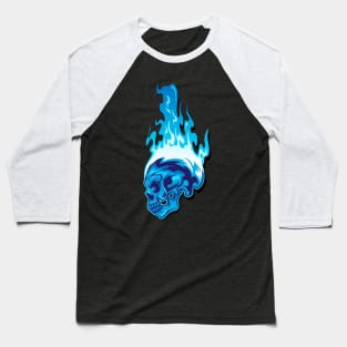 skull fire Baseball T-Shirt